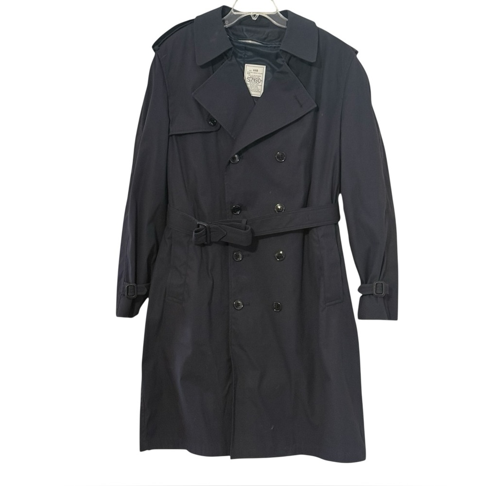 Military Coat All Weather Men's 44R Navy Removeable Liner 8405-01-175-2297
